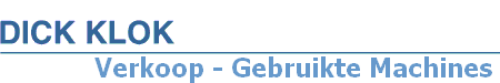 Verkoop - Gebruikte Machines